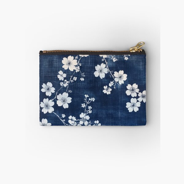 Item preview, Elegante Kurume Kasuri: Sueño índigo de flor de cerezo designed and sold by mi33x.