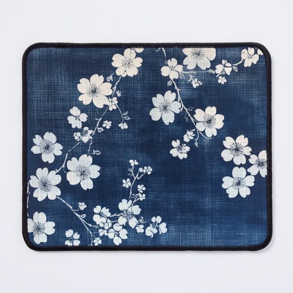 Artikelvorschau, Eleganter Kurume Kasuri: Kirschblüten-Indigo-Traum entworfen und verkauft von mi33x.
