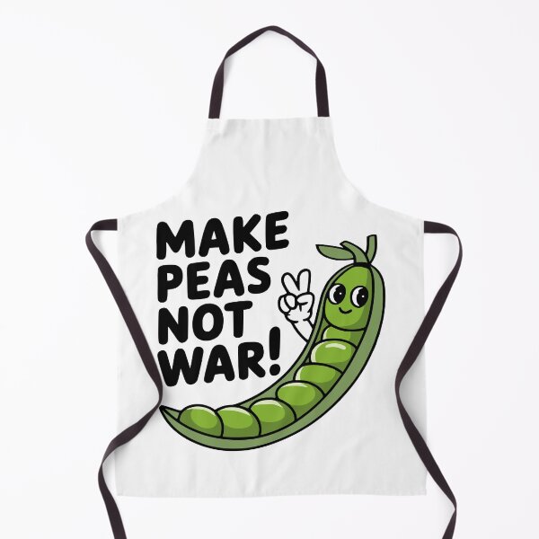 Item preview, Make Peas Not War! Cute Pea Pod Vegetable Pun designed and sold by PMCreative.
