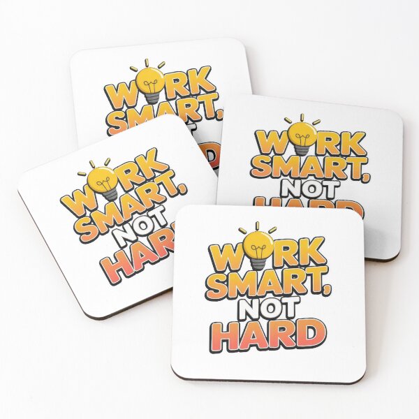Item preview, "Work Smart, Not Hard – Minimalist Motivational T-Shirt" designed and sold by wtalat123.