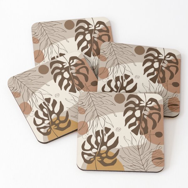 Item preview, Leaf pattern  with touch of beige color  designed and sold by Coollzone.