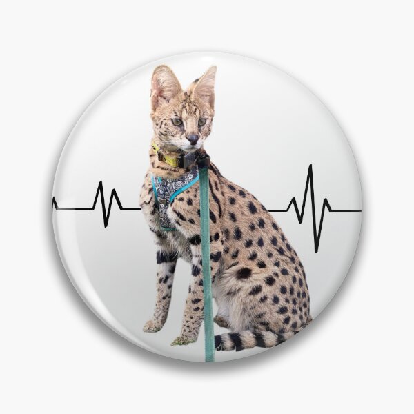 Item preview, Serval heartbeat designed and sold by Savannahheightz.