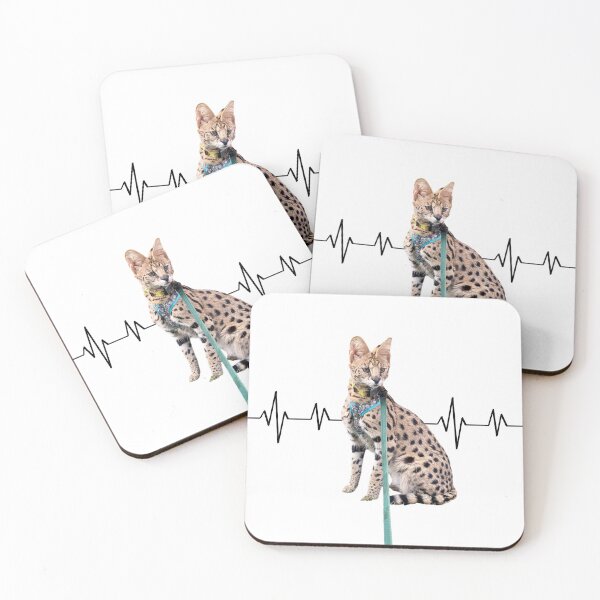 Item preview, Serval heartbeat designed and sold by Savannahheightz.