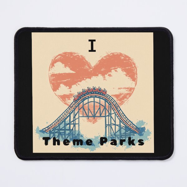 Item preview, I LOVE Theme Parks designed and sold by admin-trevtone.