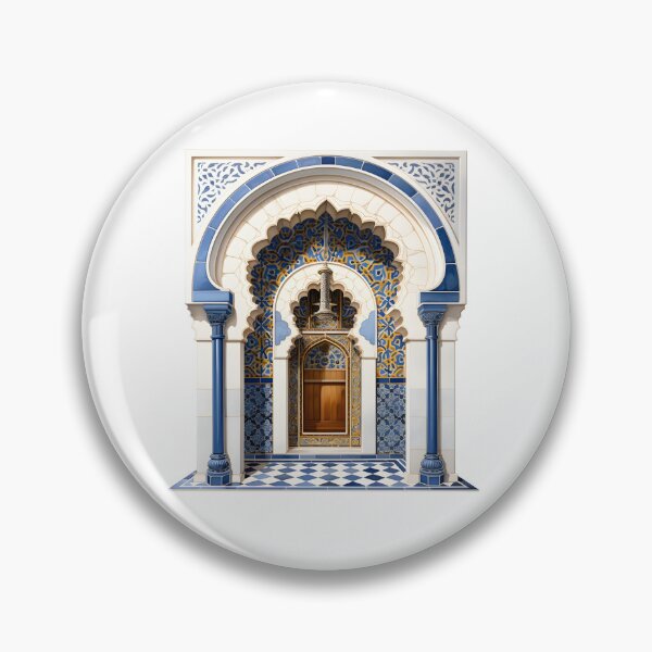 Item preview, Islamic Arch, Mosque Door Artwork | Moroccan Masjid Minimal Muslim Home Decor | Watercolour Arab Painting Islamic Wall Art designed and sold by Pink Pastel Studio.