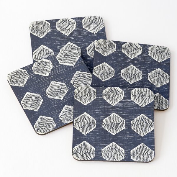 Item preview, Luxe Kurume Kasuri: Indigo Dream designed and sold by mi33x.