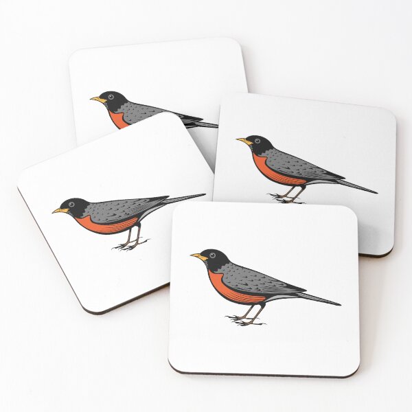 Item preview, American robin bird. designed and sold by KasTanDesign.