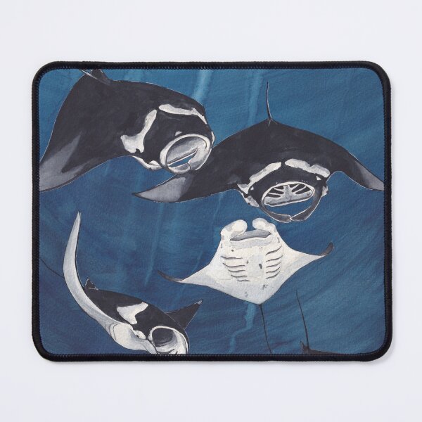 Item preview, MANTARAYS IN THE BLUE designed and sold by BEATRIZ ABAITUA.