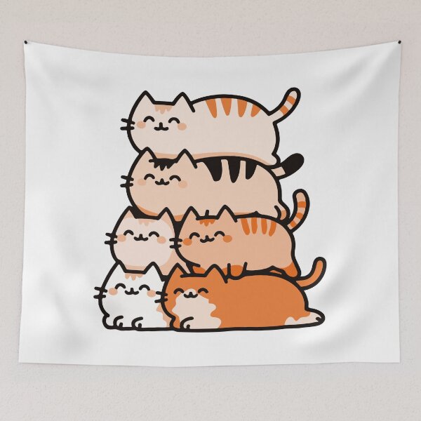 Item preview, Pyramid of Happy Cats: A Tower of Feline Joy designed and sold by Timegraf.