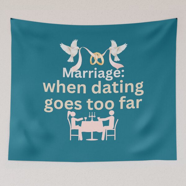 Item preview, Humor Marriage Slogan designed and sold by MerryCrown.