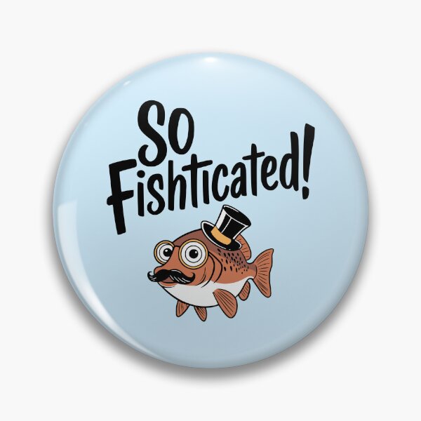 Artikelvorschau, So fischig! Niedliches, ausgefallenes Fisch-Wortspiel entworfen und verkauft von PMCreative.