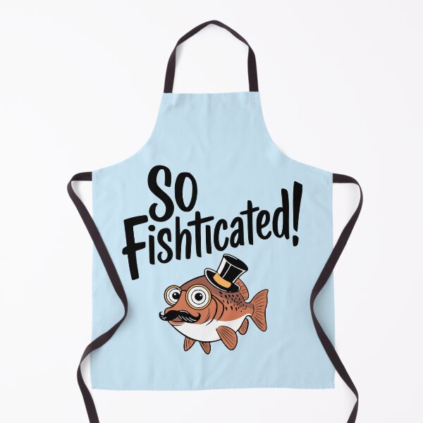 Item preview, So Fishticated! Cute Fancy Fish Pun designed and sold by PMCreative.
