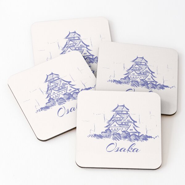 Item preview, osaka castle sketch designed and sold by skalihm.