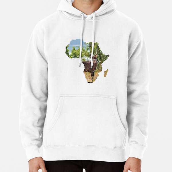 Africa map Pullover Hoodie