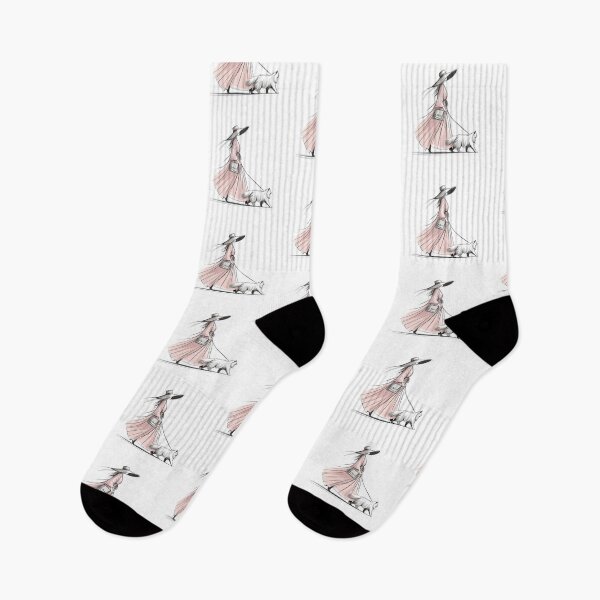 Item preview, Elegance in Motion - Fashionista with Cat designed and sold by YukiKenji.