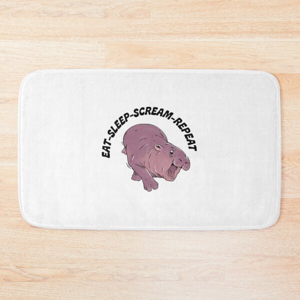Item preview, Moo Deng - Eat, Sleep, Scream, Repeat designed and sold by LA-SAM20.