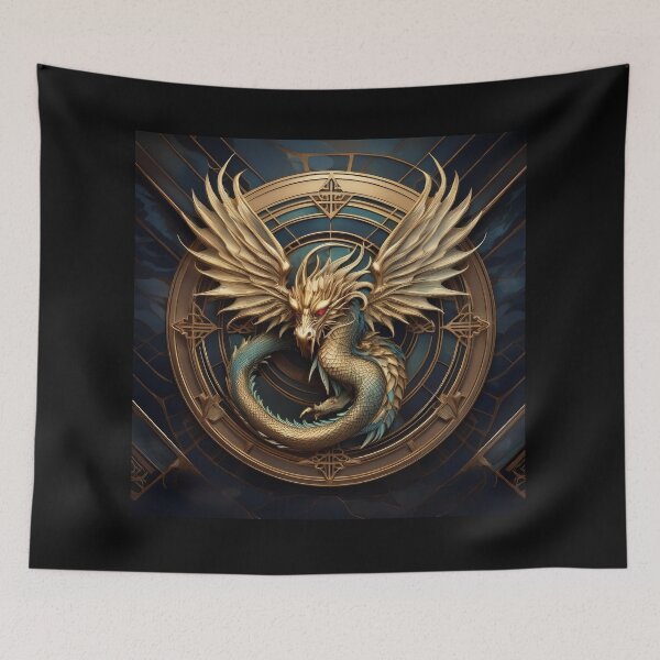Item preview, Digital art of a flying dragon  designed and sold by thomasy07.