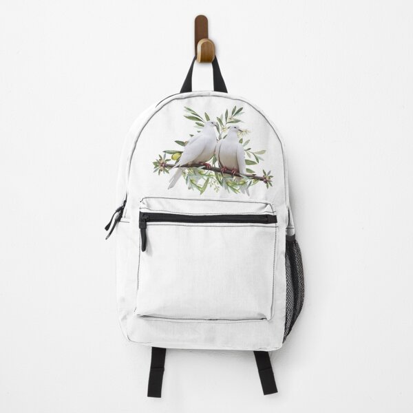 Item preview, white doves and olives designed and sold by Gardenpets.