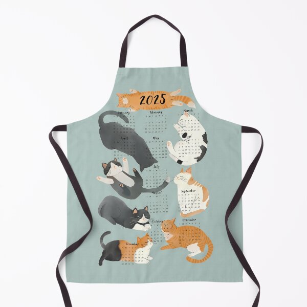 Item preview, Cat Calendar 2025 designed and sold by cafelab.