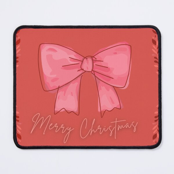 Item preview, Coquette bow MERRY CHRISTMAS red design  designed and sold by Stefrait-7.