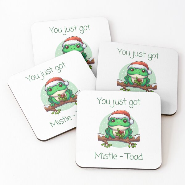 Item preview, Mistle-Toad Holiday Cheer designed and sold by ThatGirlDoesArt.