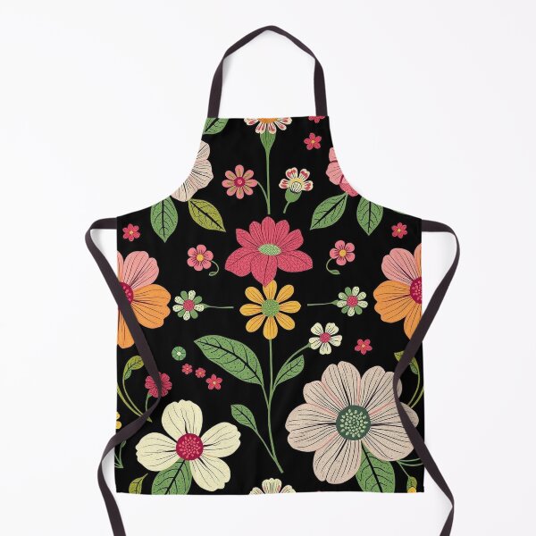 Item preview, Folksy flowers pattern designed and sold by GasconyPassion.