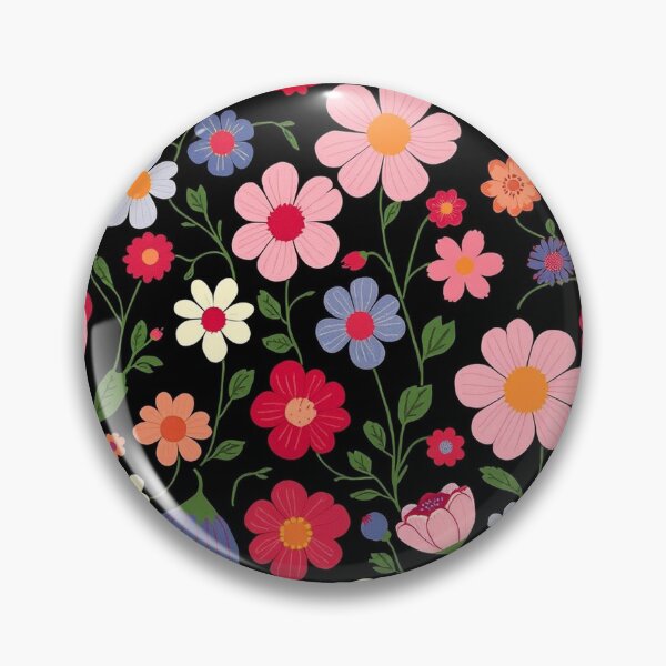 Item preview, Folksy flowers design designed and sold by GasconyPassion.