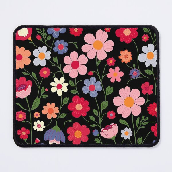 Item preview, Folksy flowers design designed and sold by GasconyPassion.