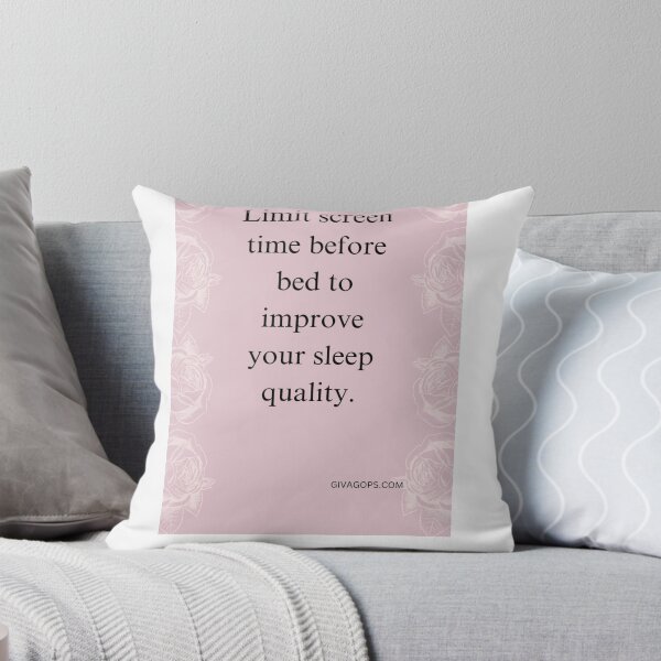 Item preview, Limit Screen Time Before Bed to Improve Your Sleep Quality designed and sold by CUTESTUFFnow.