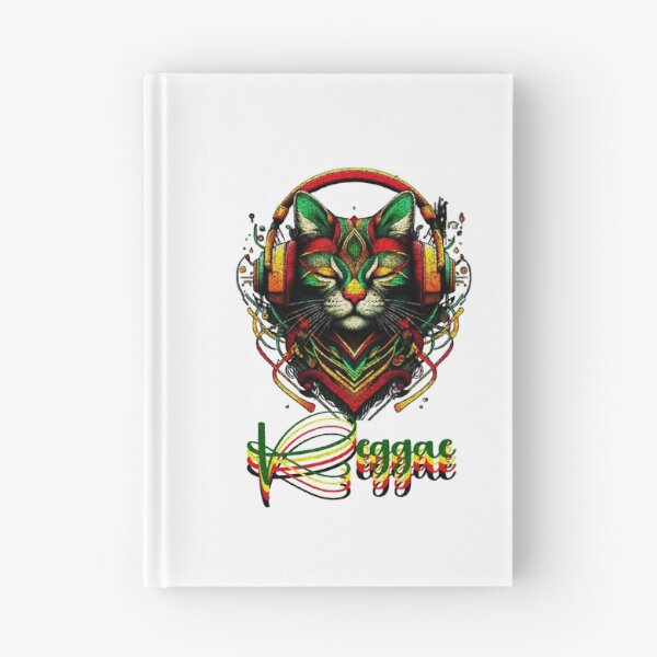 Item preview, Love Headphones Jamaican Cat Music Rasta Reggae Rastafari Roots Reggae Pride  designed and sold by Creat-Des.