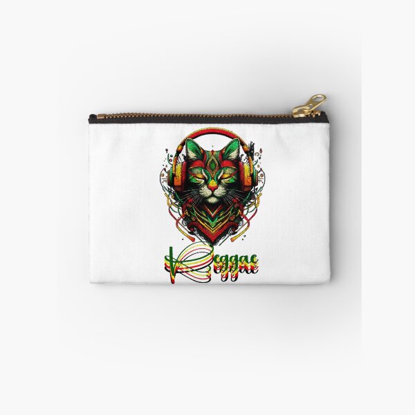 Item preview, Love Headphones Jamaican Cat Music Rasta Reggae Rastafari Roots Reggae Pride  designed and sold by Creat-Des.