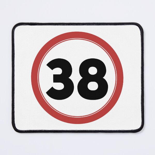 Item preview, Speed limit 38, happy 38th birthday designed and sold by Wolagno.