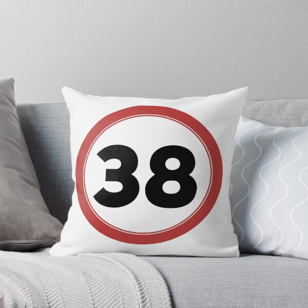 Item preview, Speed limit 38, happy 38th birthday designed and sold by Wolagno.