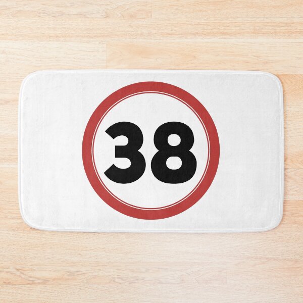 Item preview, Speed limit 38, happy 38th birthday designed and sold by Wolagno.
