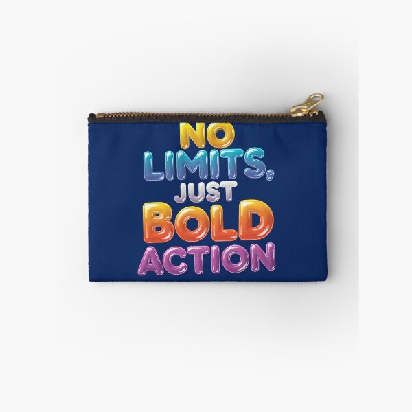 Item preview, No Limits, Just Bold Action designed and sold by Dot1001.