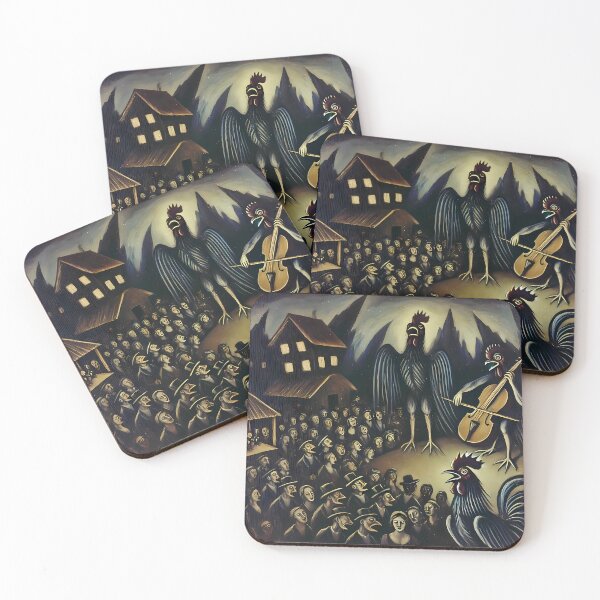 Item preview, Surreal Rooster Revelry designed and sold by FNORD-10111.