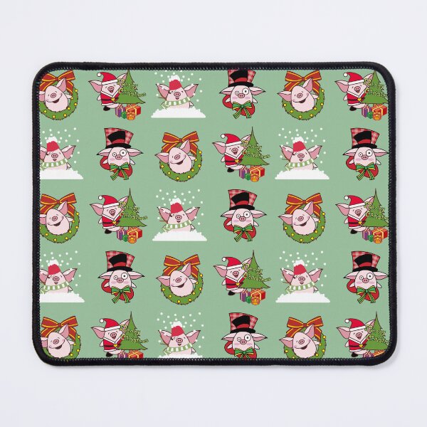 Item preview, Merry Pigmas Happy Christmas Pigs Sticker Pack and Socks designed and sold by MarikaJohnson.