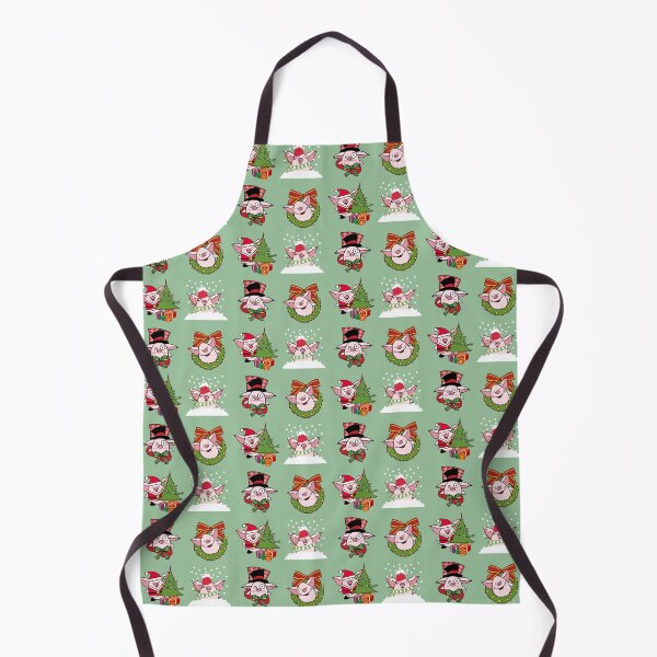 Item preview, Merry Pigmas Happy Christmas Pigs Sticker Pack and Socks designed and sold by MarikaJohnson.