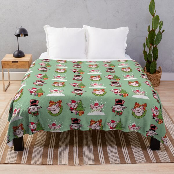 Item preview, Merry Pigmas Happy Christmas Pigs Sticker Pack and Socks designed and sold by MarikaJohnson.