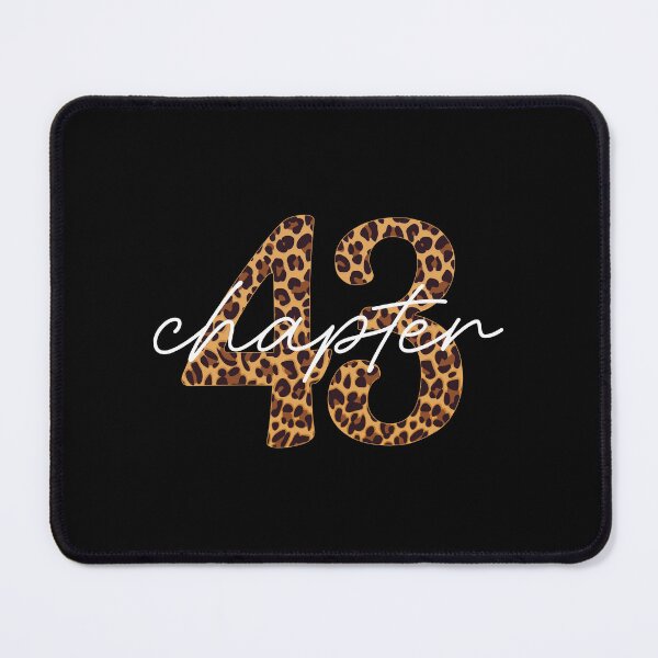 Item preview, 43rd Birthday, chapter 43, leopard print designed and sold by iclipart.