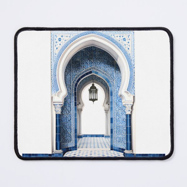 Item preview, Islamic Arch, Mosque Door Artwork | Moroccan Masjid Minimal Muslim Home Decor | Watercolour Arab Painting Islamic Wall Art designed and sold by Pink Pastel Studio.