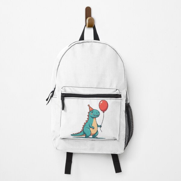 Item preview, Cute Dinosaur Party Vibes with Balloon and Party Hat designed and sold by SSulatul101.