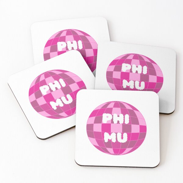 Item preview, phi mu disco ball  designed and sold by marinatrovatoo.