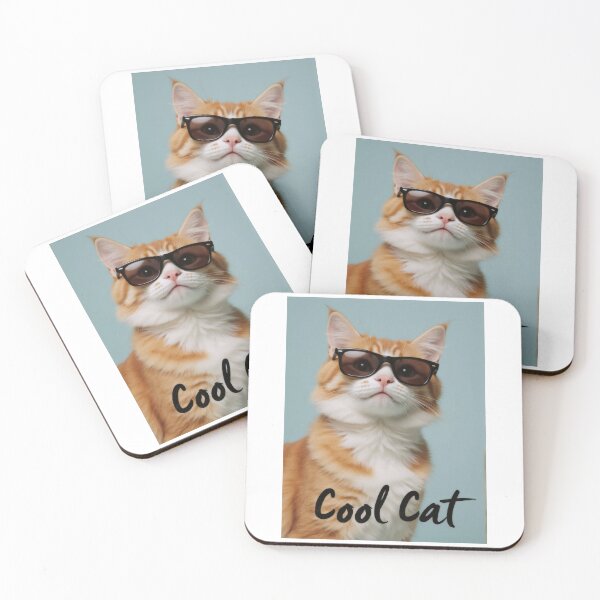 Item preview, Cool Cat in Shades designed and sold by ArtCreator2023.