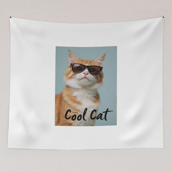 Item preview, Cool Cat in Shades designed and sold by ArtCreator2023.