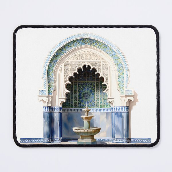 Item preview, Islamic Arch, Mosque Door Artwork | Moroccan Masjid Minimal Muslim Home Decor | Watercolour Arab Painting Islamic Wall Art designed and sold by Pink Pastel Studio.