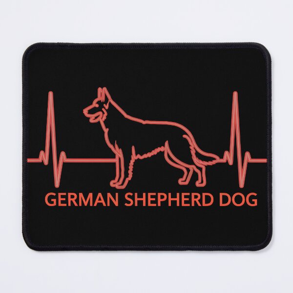 Item preview, German Shepherd dog ekg designed and sold by NextDoorShoop.