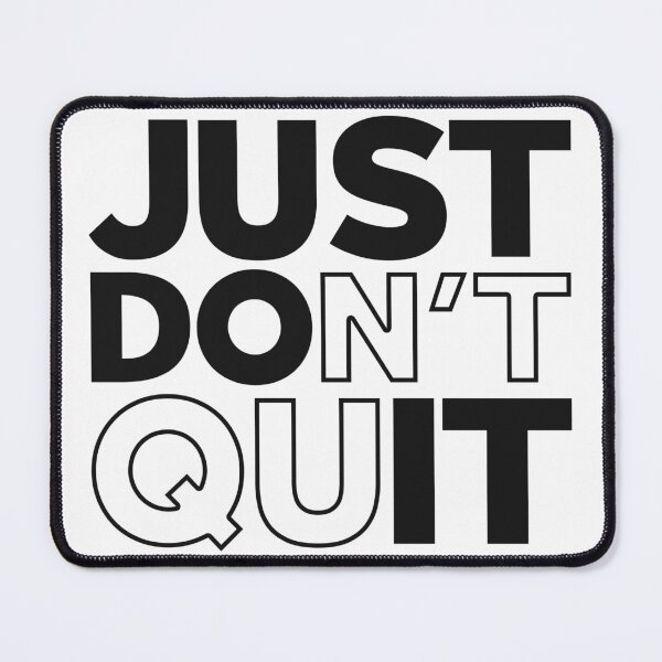 Item preview, Just Do It Black designed and sold by maivilPOD.
