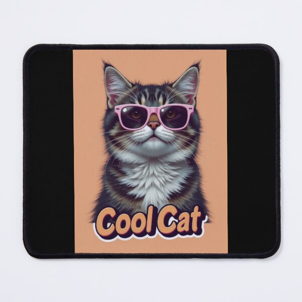 Item preview, Stay Pawsome with the Cool Cat designed and sold by ArtCreator2023.