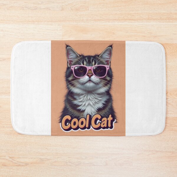 Item preview, Stay Pawsome with the Cool Cat designed and sold by ArtCreator2023.